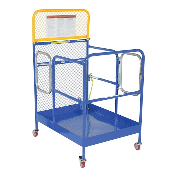 Work Platform Casters, 2Door 36x48, 33-3/8 in. W, 45-3/8 in. D, 1,000 lb. Load Capacity